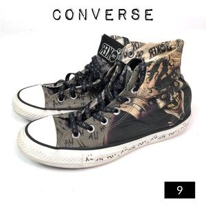 Converse DC Comics The Joker Hi-Tops Sneakers 9